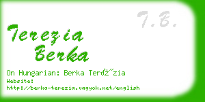 terezia berka business card